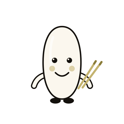 One Grain of Rice mascot